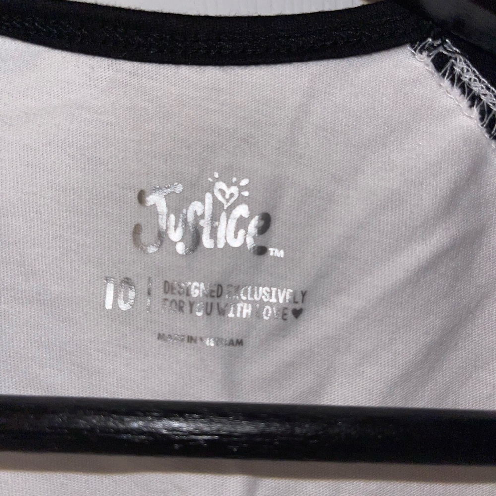 JUSTICE GIRLS SZ 10 Top - Picture 2 of 2